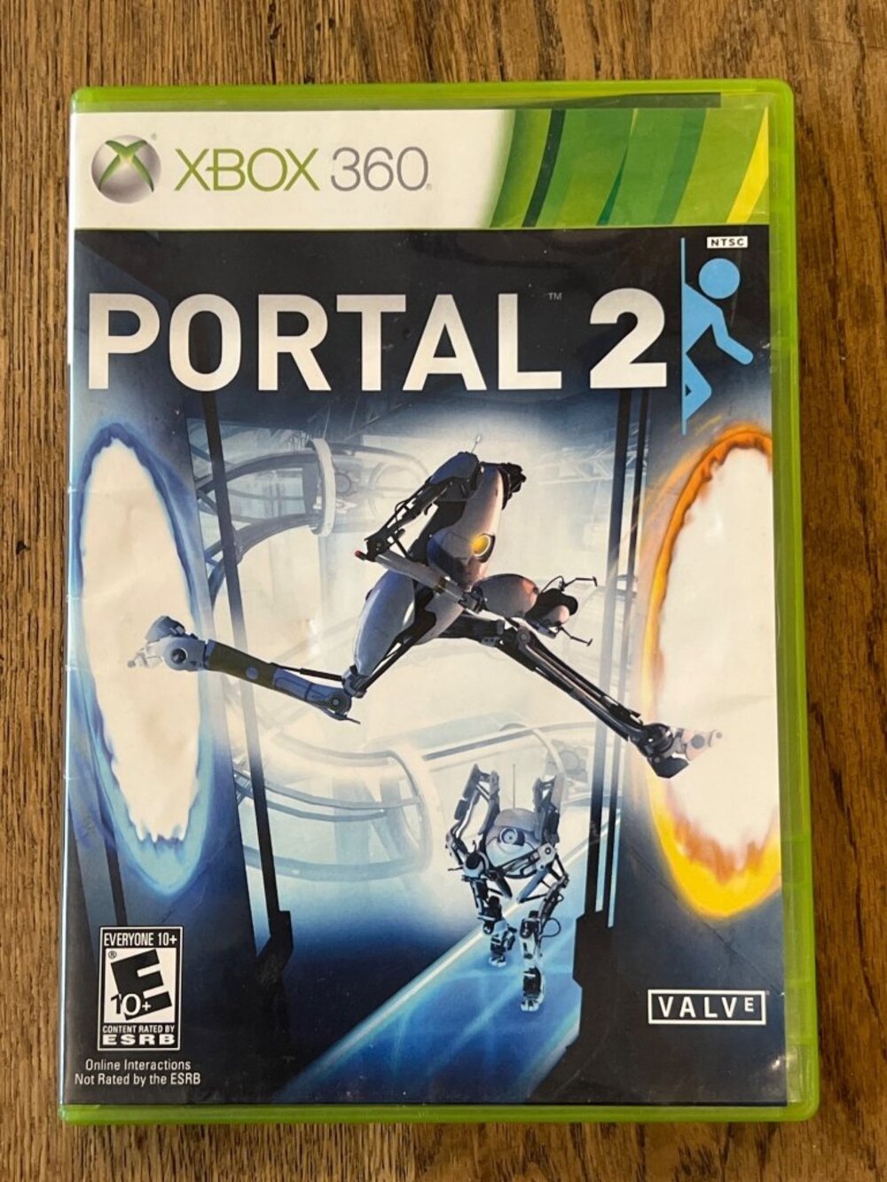 Portal 2 Xbox 360 Game By Valve 2011 Action-Adventure Puzzle Pre-Owned Complete